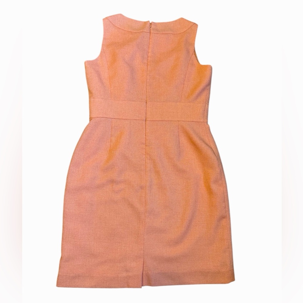 PRESTON & YORK 100% Polyester Coral Sleeveless Dress Women Size 8 - Picture 2 of 8